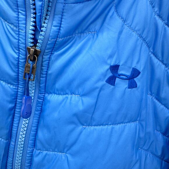Under armour Jacket Womens XS Blue Reactor Storm ColdGear Full Zip Outdoor - Picture 5 of 12